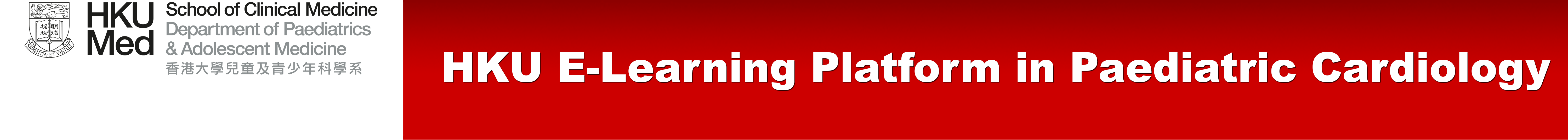HKU E-Learning Platform in Paediatric Cardiology
